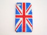 Case bandeira da inglaterra de strass